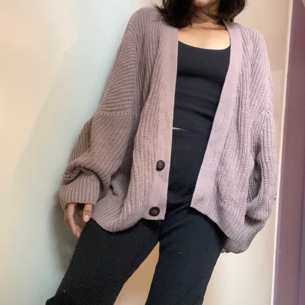 Vintage purple cardigan